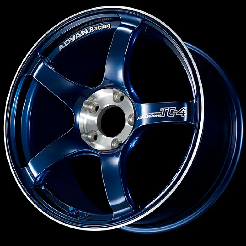 Advan TC-4 SE Racing Indigo Blue/Diamond Cut | 18x9.5" +45mm | 5x100mm Wheel