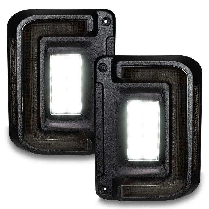ORACLE JK Flush Mount LED Tail Lights | Jeep Wrangler JK (97-07/07-18) (5891-504-T)
