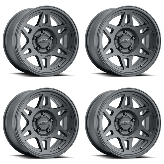 (set of 4) Method Wheels MR706 Matte Black | 18x9" +18mm | 6x5.5mm Wheel