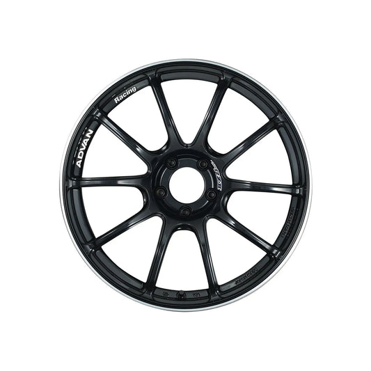 Advan RZII Racing Gloss Black | 17x9" +63mm | 5x114.3mm Wheel