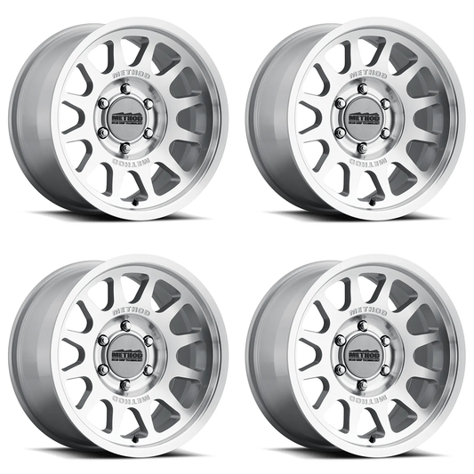 (set of 4) Method Wheels MR703 Machined Clear Coat | 17x9" -12mm | 5x5mm Wheel