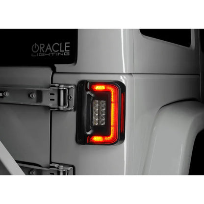 ORACLE JK Flush Mount LED Tail Lights | Jeep Wrangler JK (97-07/07-18) (5891-504-T)