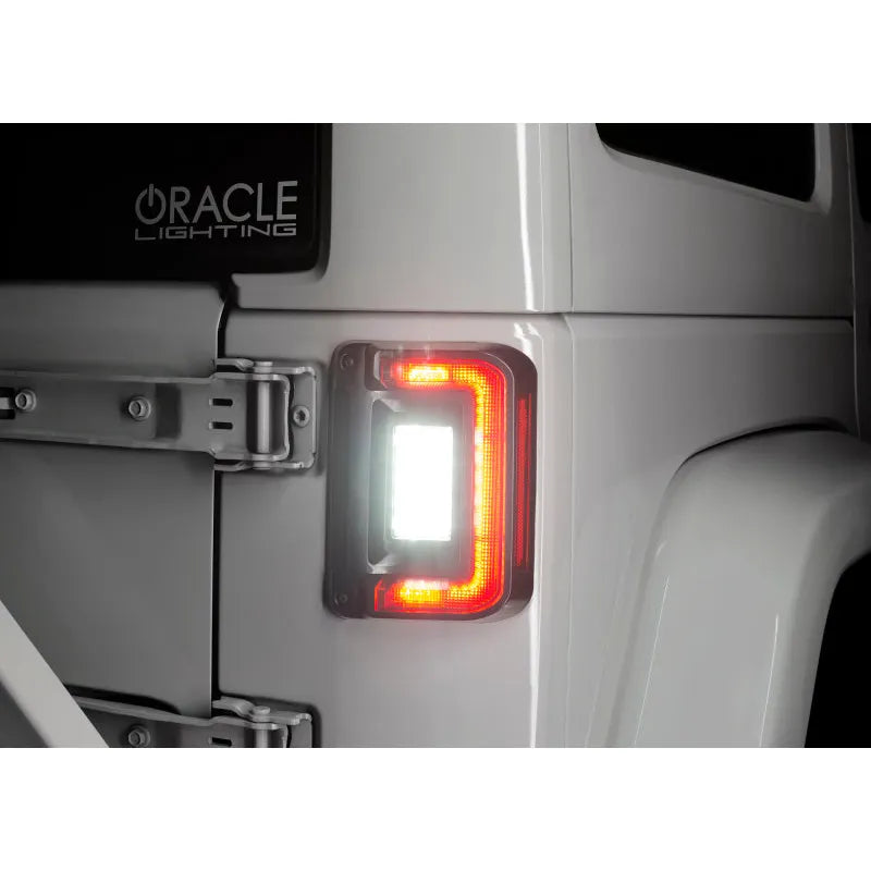 ORACLE JK Flush Mount LED Tail Lights | Jeep Wrangler JK (97-07/07-18) (5891-504-T)