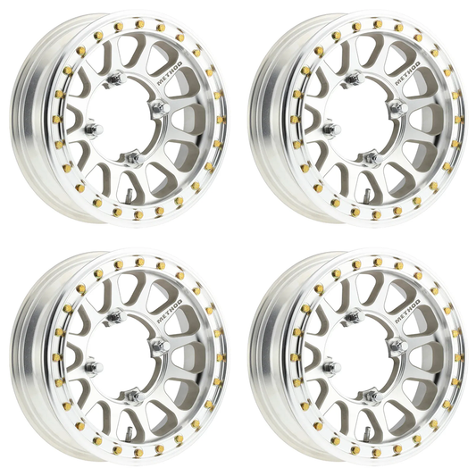 (set of 4) Method Wheels MR401-R Machined - Raw | 15x5" +0mm | 4x156mm Wheel