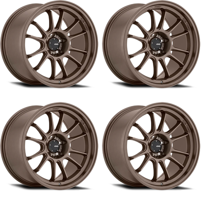 (set of 4) Konig Hypergram Race Bronze | 17x8" +35mm | 5x114.3mm Wheels