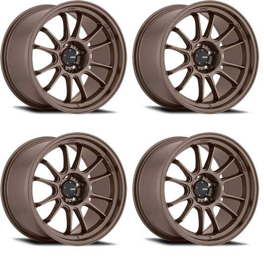 (set of 4) Konig Hypergram Race Bronze | 17x8" +35mm | 5x114.3mm Wheels