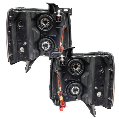 Oracle Silverado Halo Headlights | 07-13 F&R Red Round (7105-003)