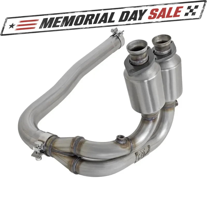 aFe Direct Fit Cat Converter Front | Jeep Wrangler TJ/LJ I6-4.0L (04-06) (47-48003)