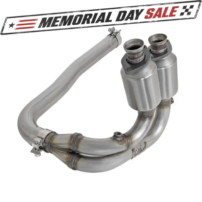 aFe Direct Fit Cat Converter Front | Jeep Wrangler TJ/LJ I6-4.0L (04-06) (47-48003)