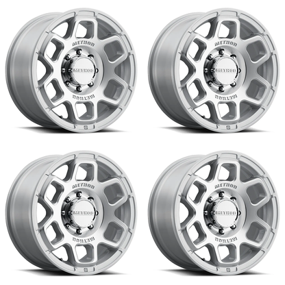 (set of 4) Method Wheels MR710 HD Machined Clear Coat | 20x9" +12mm | 8x6.5mm Wheel