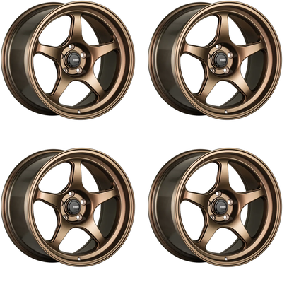 (set of 4) Konig Hyperspec Matte Bronze | 18x9" +42mm | 5x114.3mm Wheels