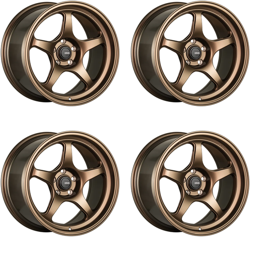 (set of 4) Konig Hyperspec Matte Bronze | 18x9" +42mm | 5x114.3mm Wheels