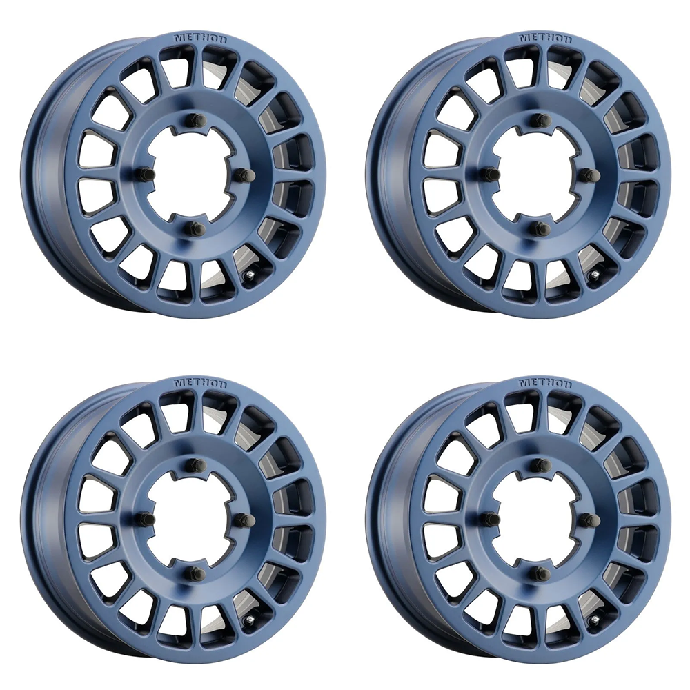 (set of 4) Method Wheels MR407 Bahia Blue | 15x6" +51mm | 4x156mm Wheel