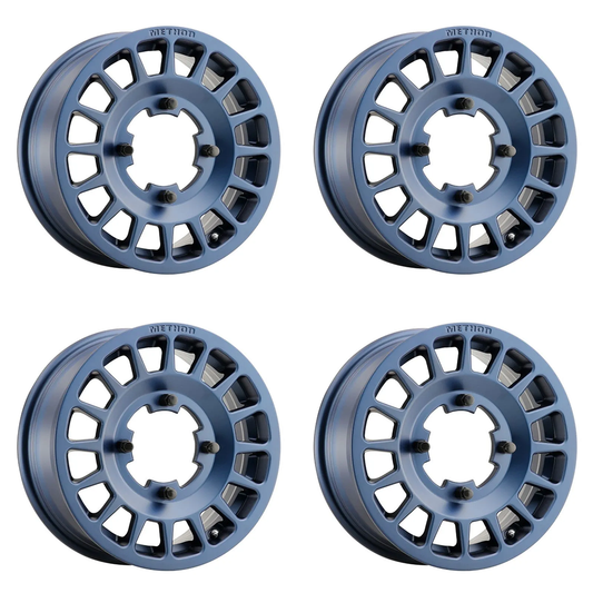 (set of 4) Method Wheels MR407 Bahia Blue | 15x6" +51mm | 4x156mm Wheel