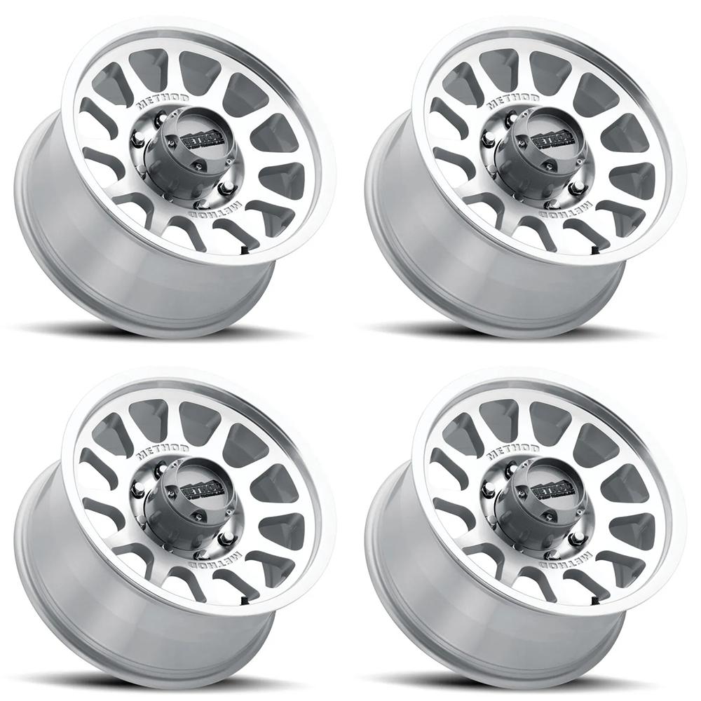 (set of 4) Method Wheels MR703 Machined Clear Coat | 20x9" +12mm | 8x180mm Wheel