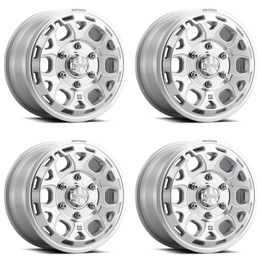 (set of 4) Method Wheels MR416 Machined Clear Coat | 15x7" +74mm | 6x5.5mm Wheel