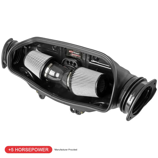 aFe Corvette C8 Track Series Carbon Fiber Cold Air Intake System | Chevrolet Corvette (20) (57-10013D)