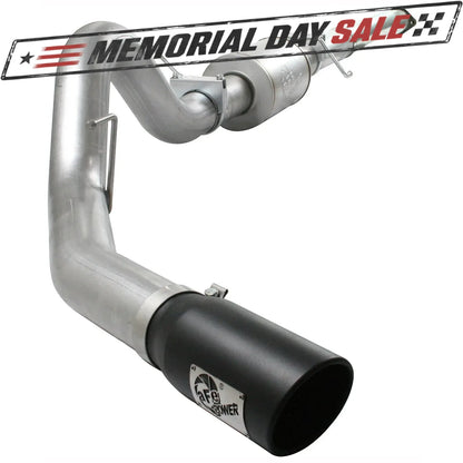 aFe 4in Aluminized Steel Cat-Back Exhaust | Ford F-150 11-14 V6 3.5L (49-03041-B)