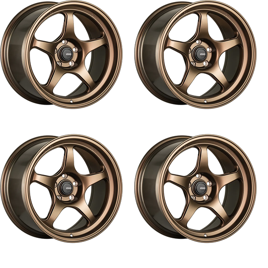 (set of 4) Konig Hyperspec Matte Bronze | 18x8.5" +43mm | 5x114.3mm Wheels
