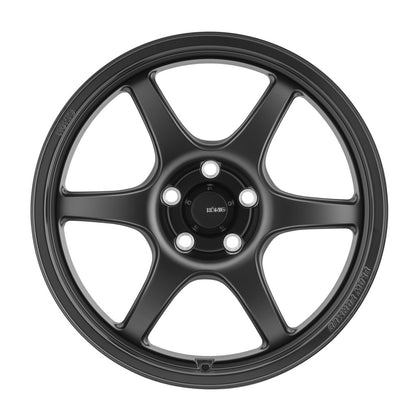 (set of 4) Konig Hexaform Matte Black | 15x9" +35mm | 4x100mm Wheel