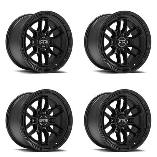 (set of 4) Method Wheels RTR Evo 6 Satin Black | 17x9" +0mm | 6x139.7mm Wheel