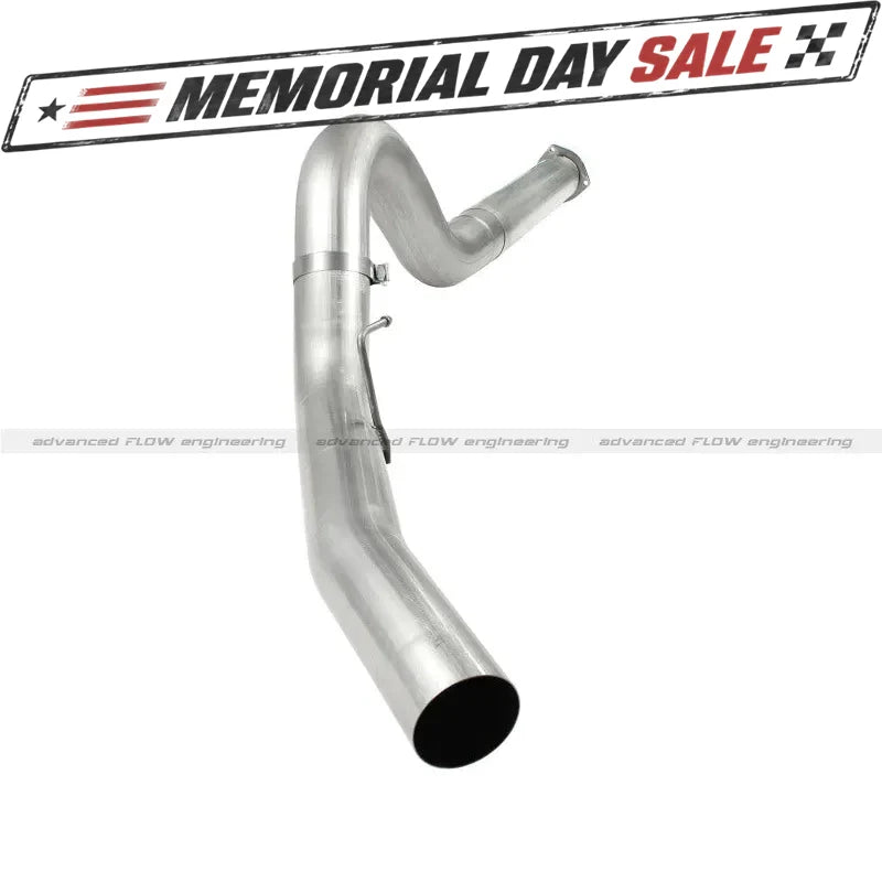 aFe Atlas 5in DPF-Back Aluminized Steel Exhaust Sys Ford Diesel Trucks 11-14 V8-6.7L (49-03055)