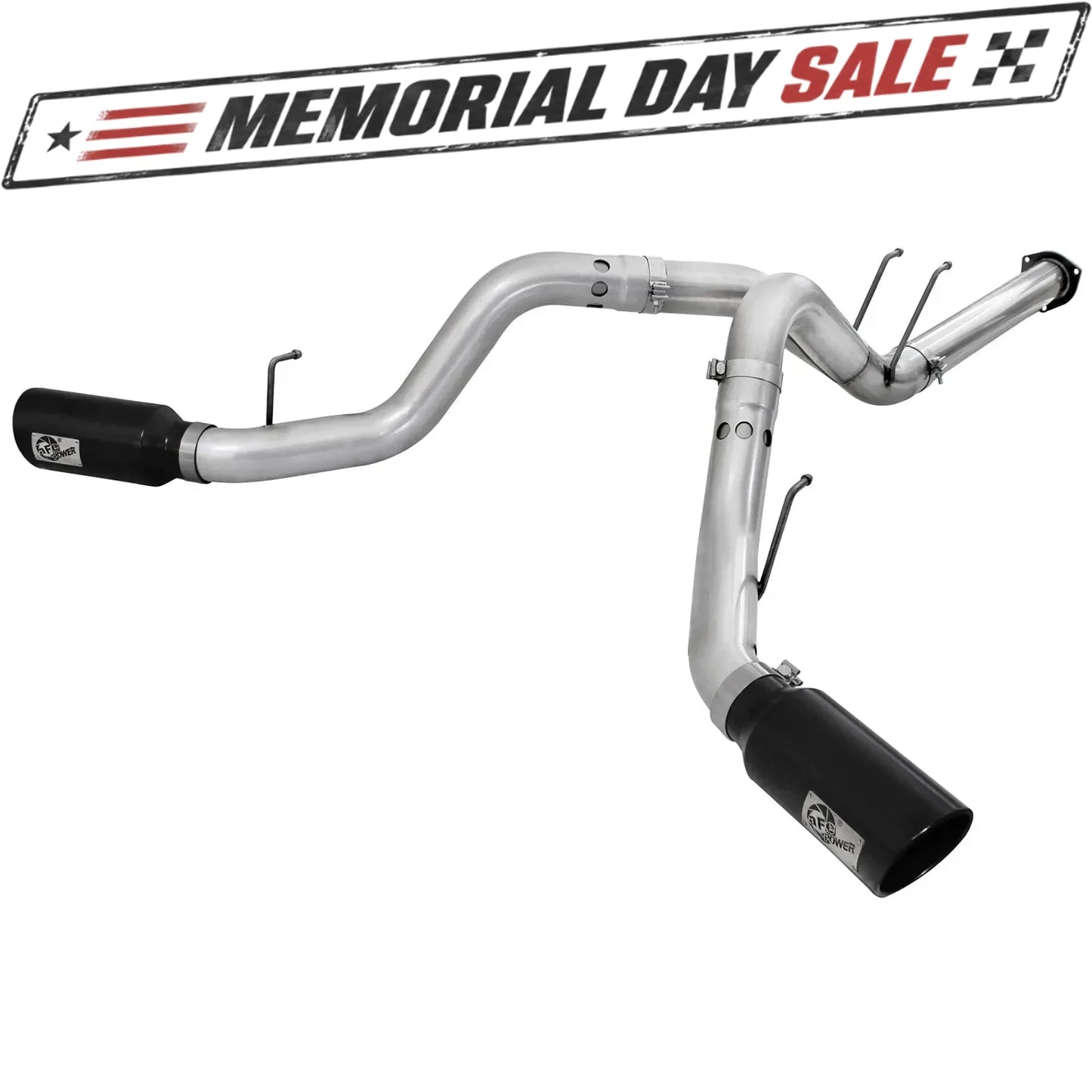 aFe 4in DPF-Back Atlas Exhaust SS | Ford Diesel Trucks V8 6.7L 2011-2014 (49-03065-B)