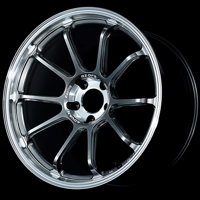 Advan RZ-DF2 Diamond Cut/Hyper Platinum Black | 19x9.5" +29mm | 5x114.3mm Wheel