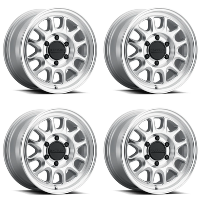 (set of 4) Raceline 958 Rogue Machined Finish | 20x9" +0mm | 6x139.7mm Wheel