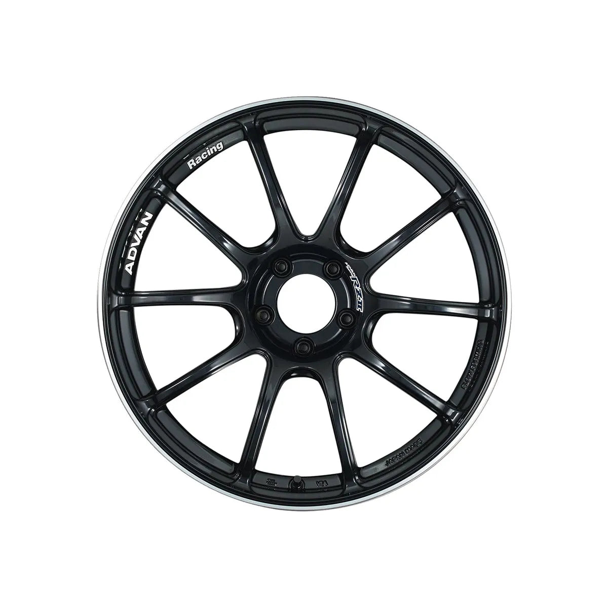 Advan RZII Racing Gloss Black | 18x8.5" +45mm | 5x114.3mm Wheel