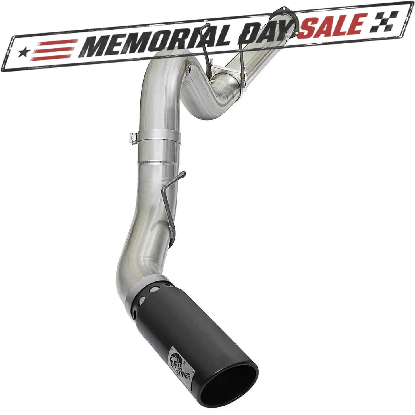 aFe ATLAS 5in DPF-Back Alum Steel Exhaust | Ford F-250/350 (17-23/23-26) (49-03090-B)
