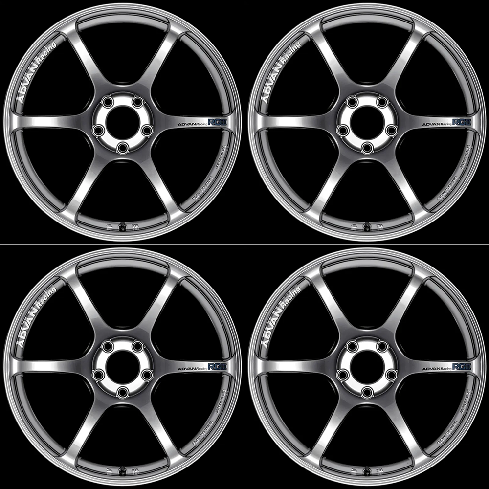 (set of 4) Advan GT Beyond Racing Titanium Black | 20x10.5" +15mm | 5x112mm Wheel