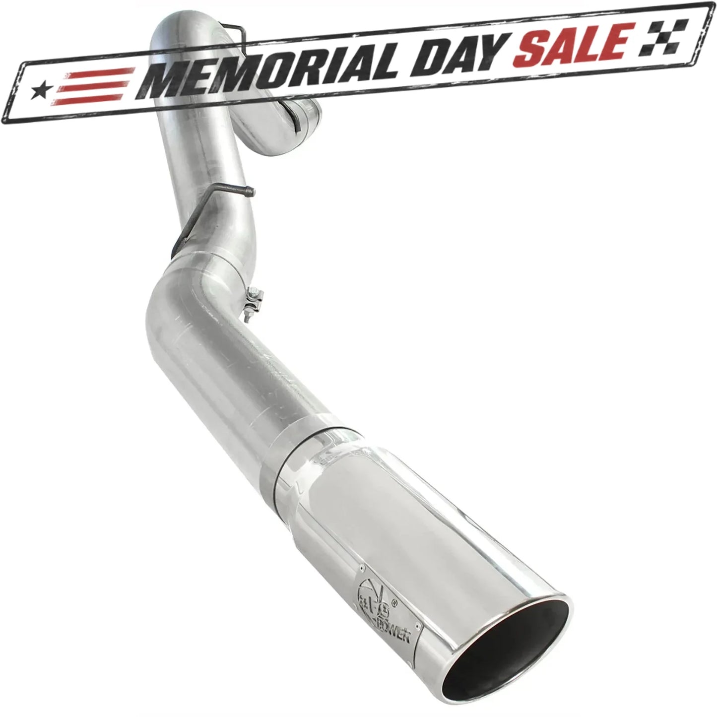 aFe Atlas 5in DPF-Back SS Exhaust | GM Diesel Trucks V8-6.6L LML (49-04041-P)