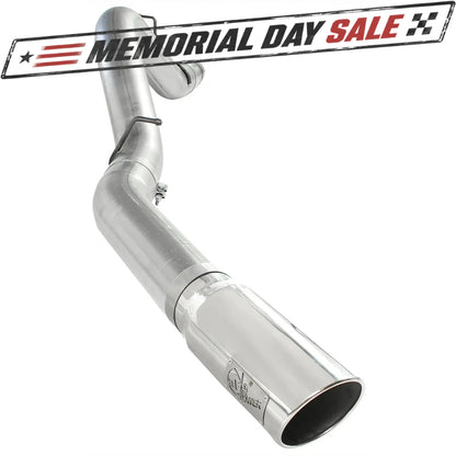 aFe Atlas 5in DPF-Back SS Exhaust | GM Diesel Trucks V8-6.6L LML (49-04041-P)