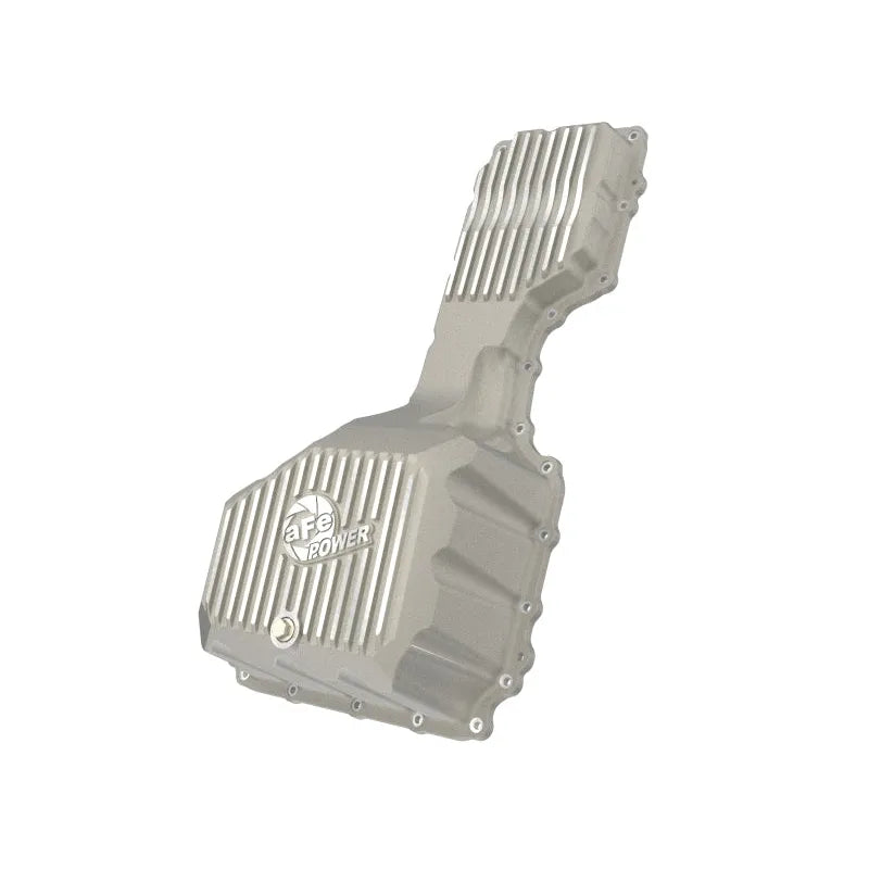 aFe GM Diesel 20-25 V8-6.6L L5P Oil Pan w/ Fins | Chevy Silverado 2500/3500, GMC Sierra (46-71370A)