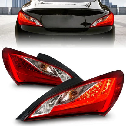 ANZO 10-13 Hyundai Genesis Coupe LED Taillights | All models (321334)