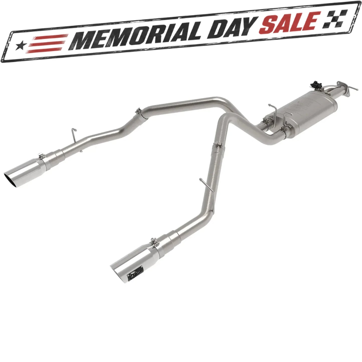 aFe Gemini XV 3in SS Cat-Back Exhaust w/ Cut-Out Polished Tips | Ram 1500 (19-21) (49-32081-P)