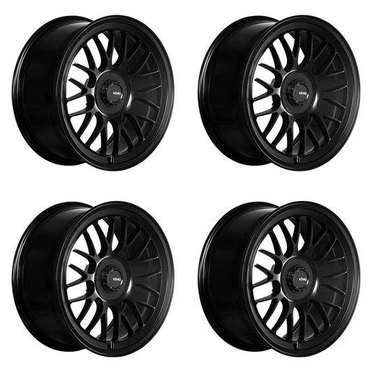 (set of 4) Konig MKX Satin Black | 21x11" +58mm | 5x130mm Wheel