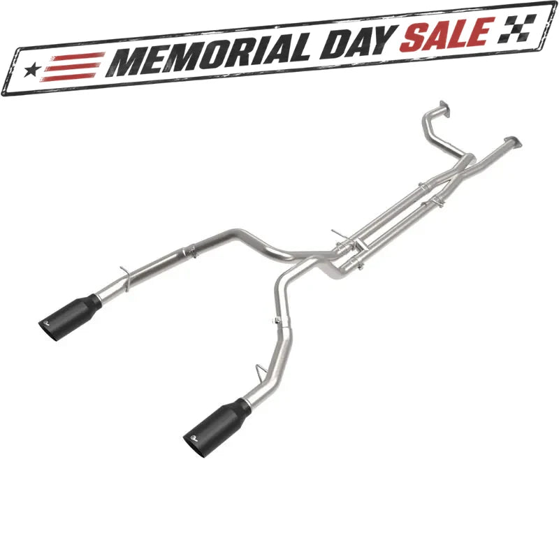 aFe Vulcan 3in SS Cat-Back Exhaust w/ Black Tip | Ram 1500 TRX (21-22) (49-32084-B)