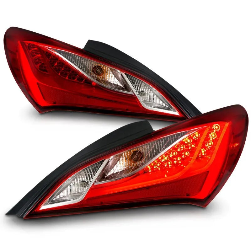 ANZO 10-13 Hyundai Genesis Coupe LED Taillights | All models (321334)