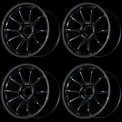 (set of 4) Advan RZ-DF2 Racing Titanium Black | 19x9.5" +29mm | 5x114.3mm Wheel