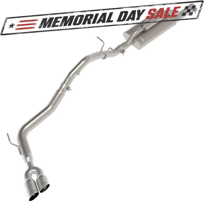 aFe 2.5-3in Vulcan Series Cat-Back Exhaust w/ SS Polished Tip | Ford Ranger L4-2.3L (24+) (49-33148-P)