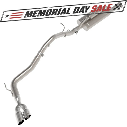 aFe 2.5-3in Vulcan Series Cat-Back Exhaust w/ SS Polished Tip | Ford Ranger L4-2.3L (24+) (49-33148-P)