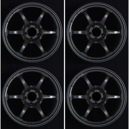 (set of 4) Advan RG-D2 Semi Gloss Black | 18x9.5" +45mm | 5x114.3mm Wheel