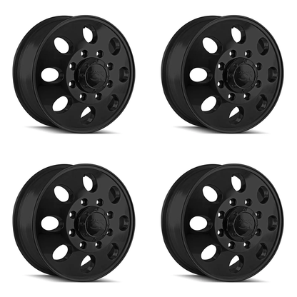 (set of 4) ION Wheels Type 167 Matte Black | 17x6.5 +125.3 | 8x165.1mm Wheels