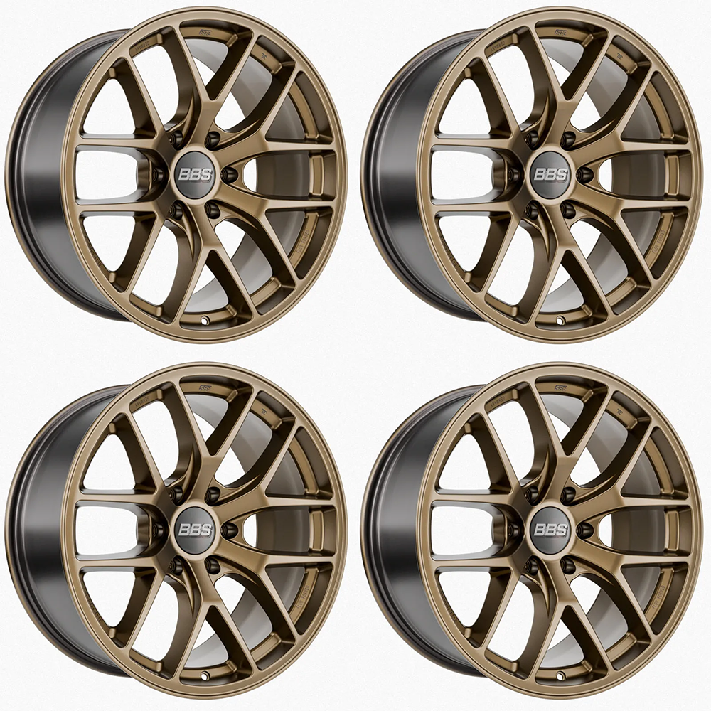 (set of 4) BBS TS-P Satin Bronze | 17x9" -12mm | 6x139.7mm Wheel