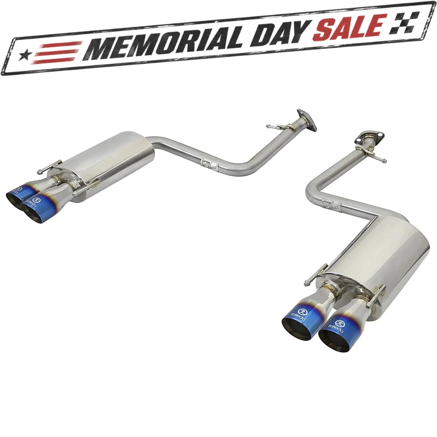 aFe Takeda 2in SS Axle-Back | Lexus RC 200T/300/350 (16-17) (49-36037-L)