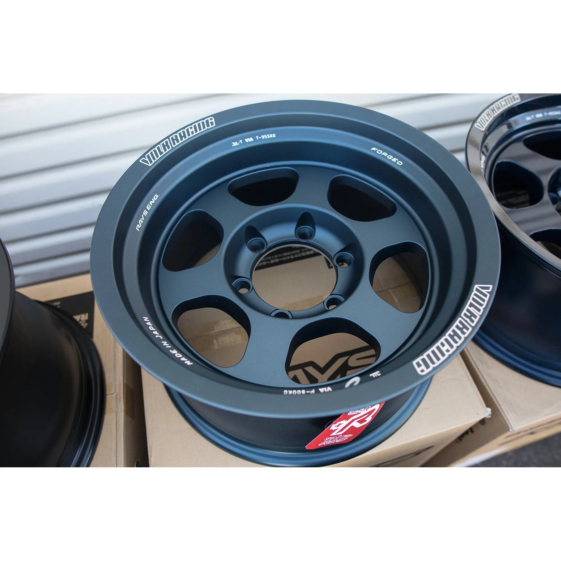 Volk Racing TE37XT M-Spec 16x8.5 -10, 6x139.7 Matte Blue Gunmetal (SET)