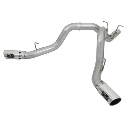aFe ATLAS 4in DPF-Back Alum Steel Exhaust | GM Duramax 6.6L (49-04086-P)
