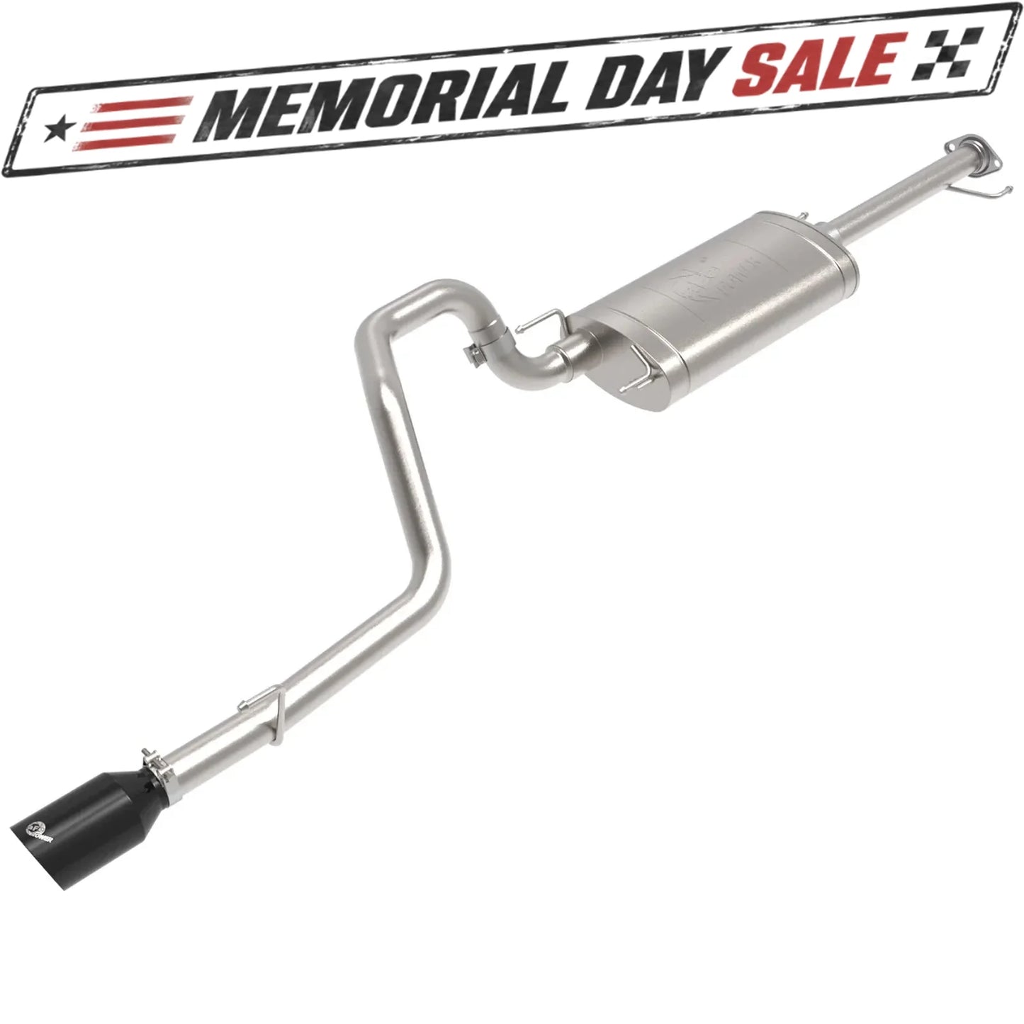 aFe Vulcan 2.5in SS Cat-Back Exhaust Lexus GX460 (10-21) Black Tip (49-36048-B)
